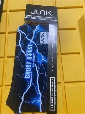 JUNK Big Bang Lite 'Ghost House' Lightning Blue & Black Headband